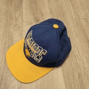 Golden State Warriors The City Mitchell & Ness Blue SnapBack Hat Cap